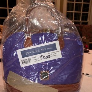 Dooney&Bourke purple satchel